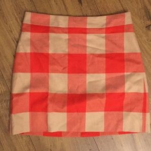 Jcrew Plaid Skirt